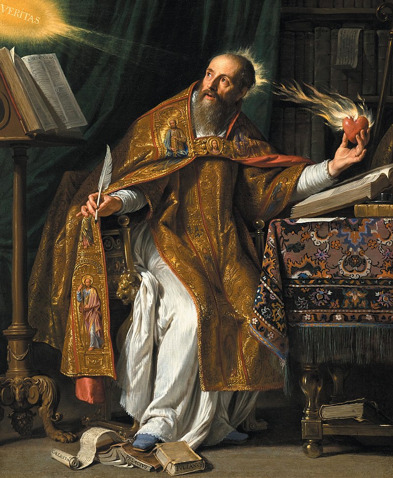 Painting of Saint Augustin of Hippo