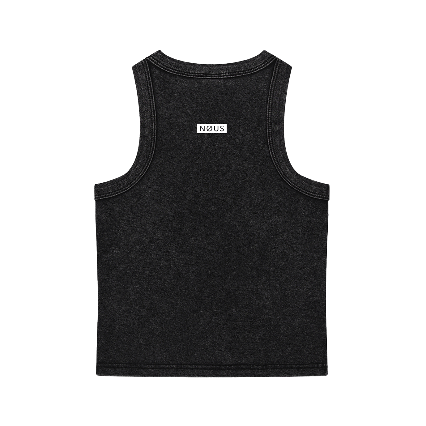 True Virtue ICØN - Women's Black Acid Washed Tank Top