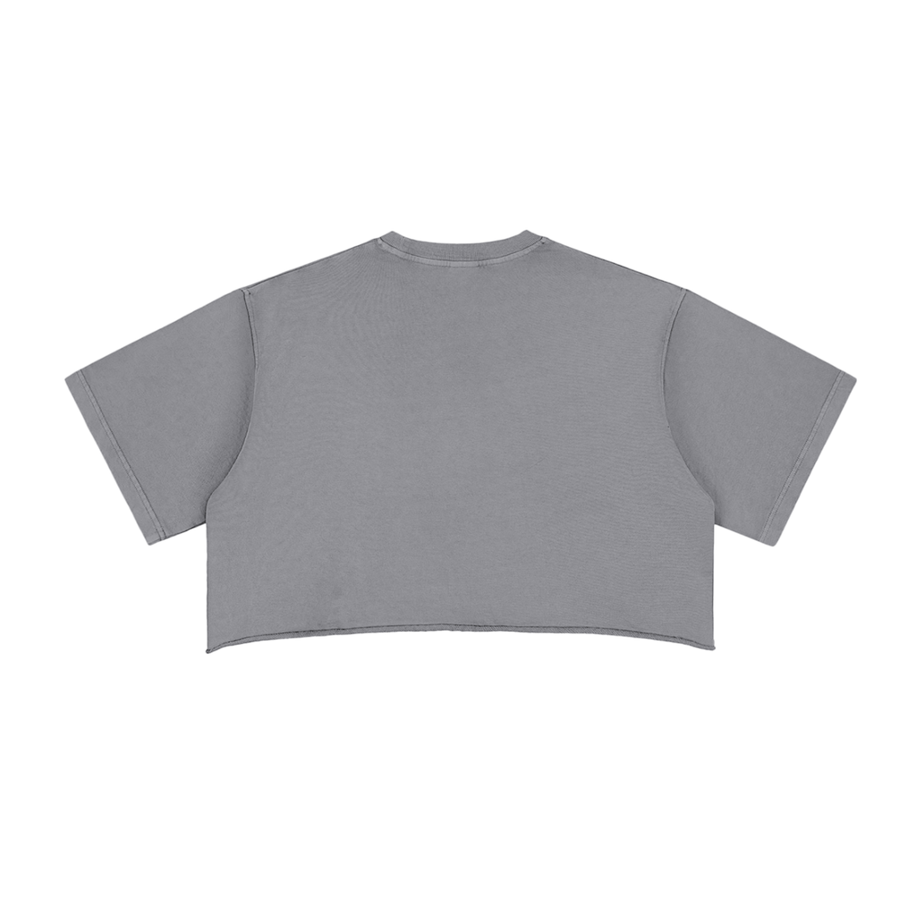 The Universe Is Mental - Women's Raw Edge Crop Top