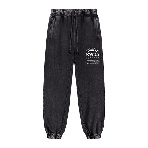 NØUS-Society,The-Divine-Mind,Acid-Washed,Stretch-Pants,Joggers,Spring-Summer,Year-Zero-Collection,2026-Collection