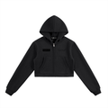 ICØN Sigil - Women's Cropped Zip-Up Hoodie