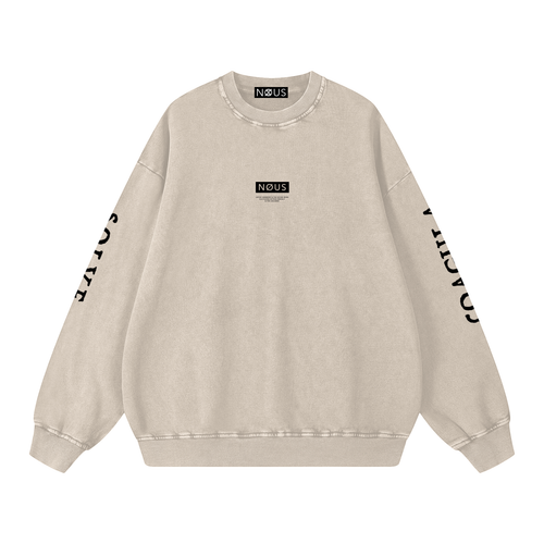 NØUS-Society,Solve-Coagula,Acid-washed,Oversized-Sweatshirt,Spring-Summer,Year-Zero-Collection,2026-Collection,Longsleeve,Sweatshirt