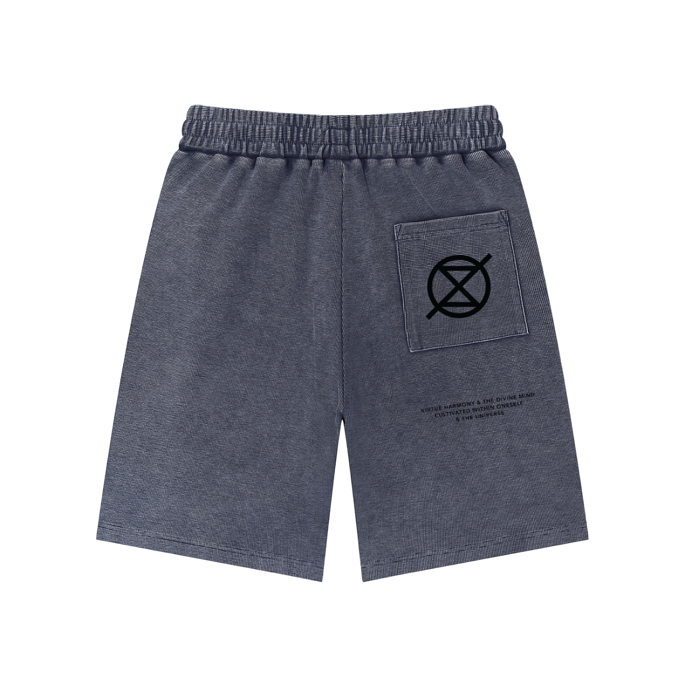 ICØN - Mineral Wash Waffle Knit Shorts