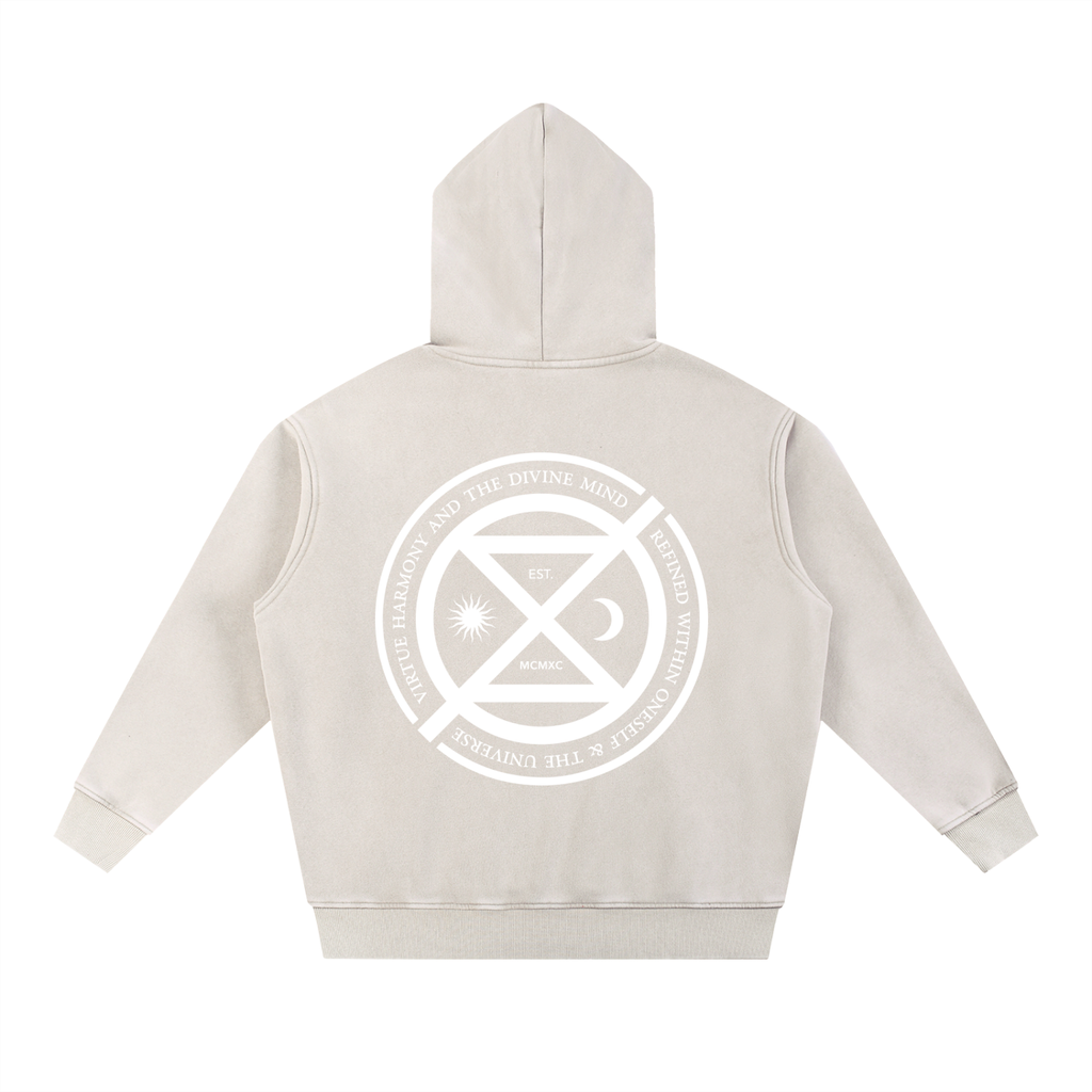 Save-Yourself,Oversized-Hoodie,Snow-Washed,NØUS-Society,2026-Collection,Year-Zero-Collection,Mild-Apricot,Fleece-Hoodie