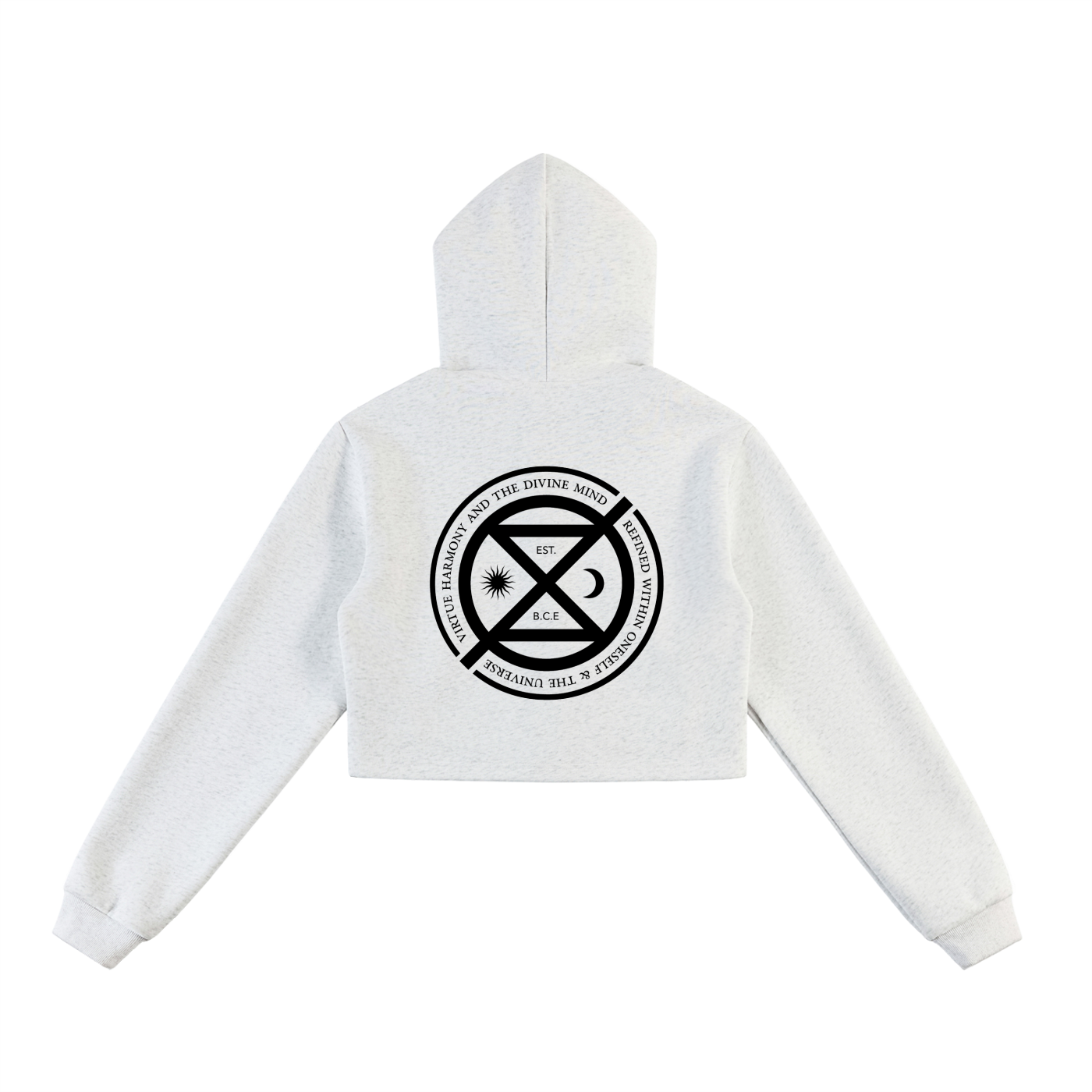 ICØN Sigil - Women's Cropped Zip-Up Hoodie