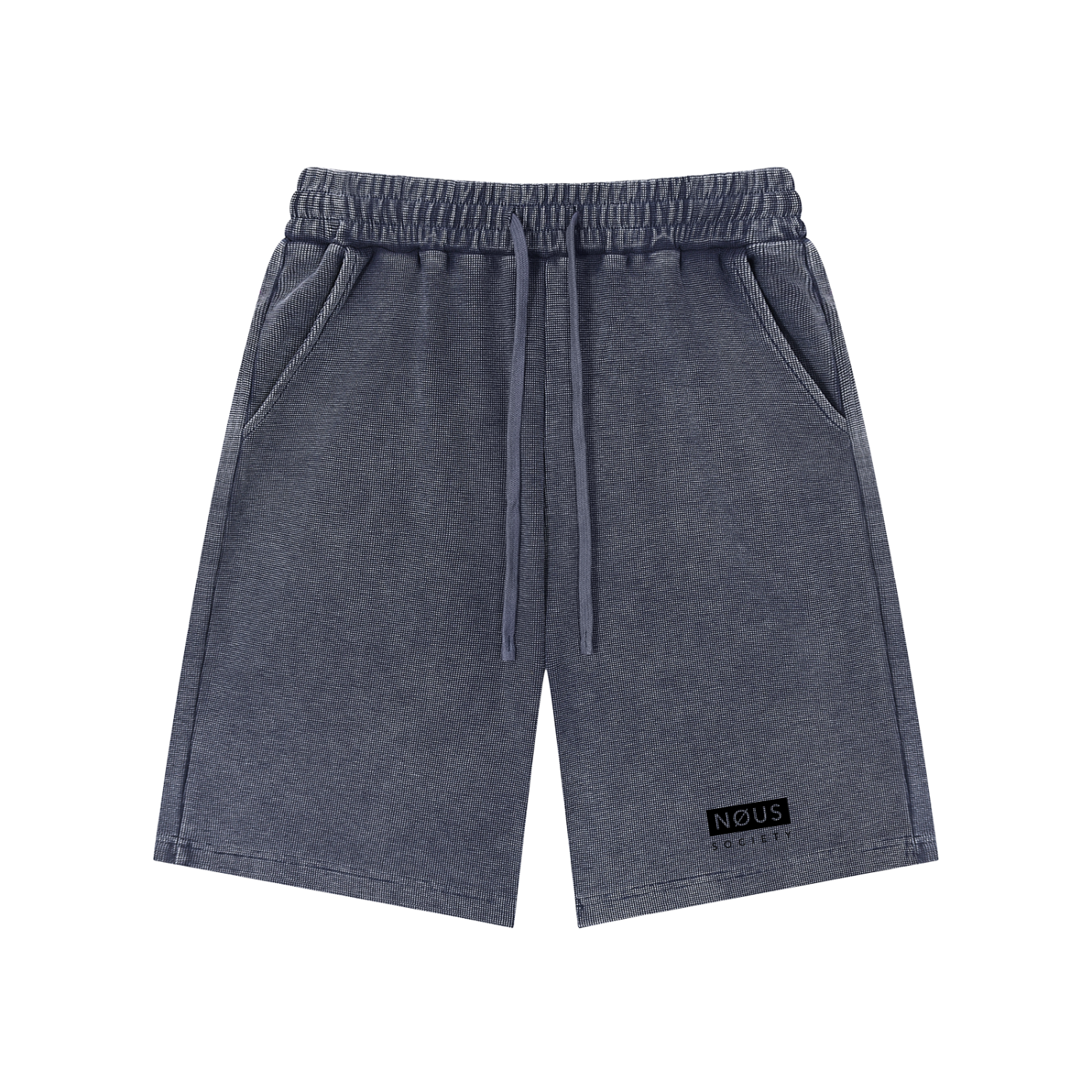 ICØN - Mineral Wash Waffle Knit Shorts