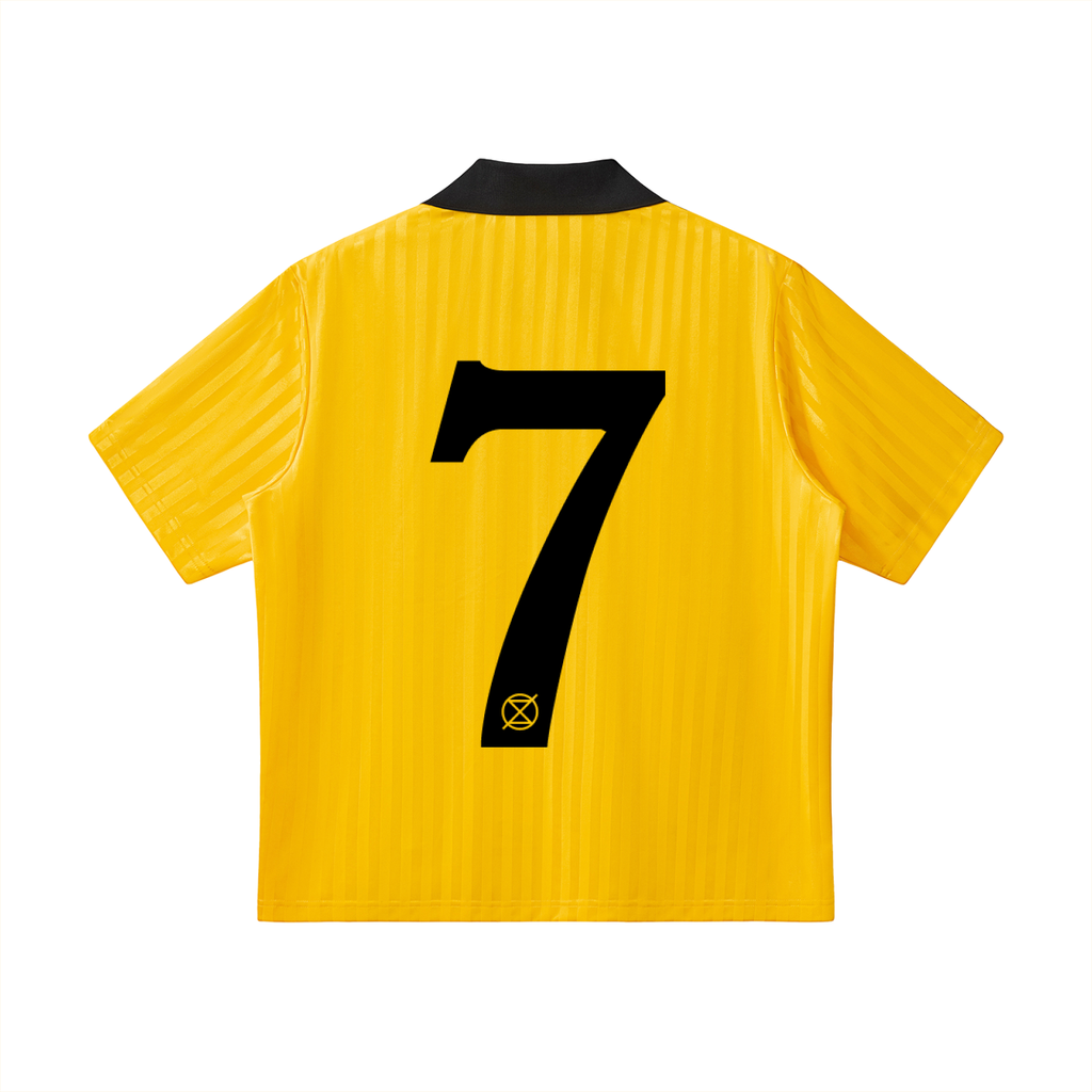 NØUS SØCIETY FC -  Collar Striped Soccer Jersey #7