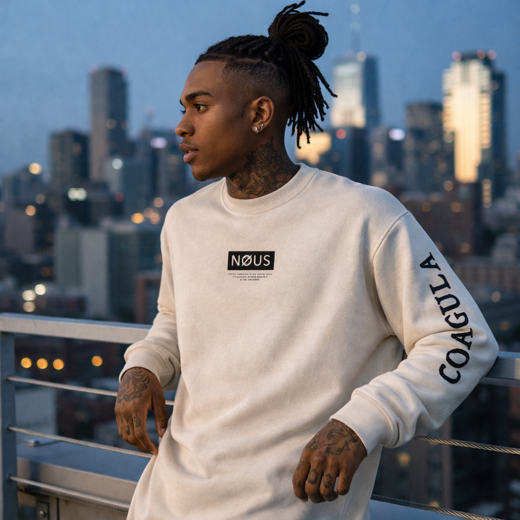 ICØN - Solve Coagula - Acid Washed Oversized Sweatshirt
