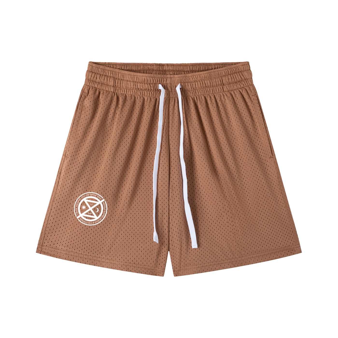 NØUS-Society,Sigl-Logo,Athletic-Shorts,Breathable-shorts,Black,Army-Green,Brown,2026-Collection,Year-Zero-Collection,Beyond-What-Is-Seen