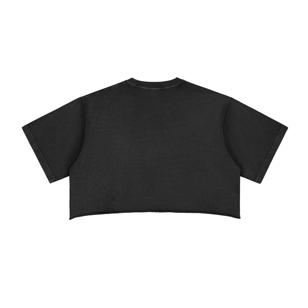 The Universe Is Mental - Women's Raw Edge Crop Top