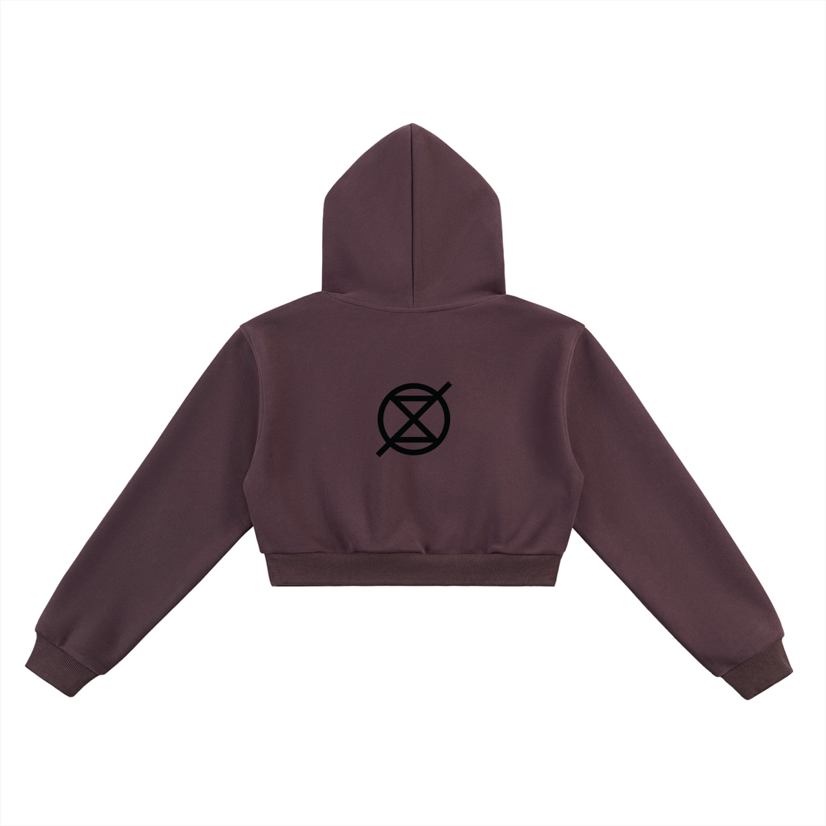 Black hoodie on a white background
