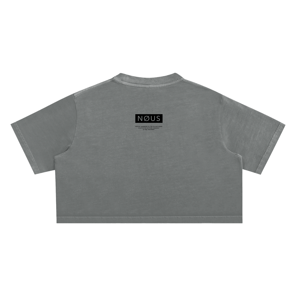 ICØN - Women's Acid Washed Crop Top