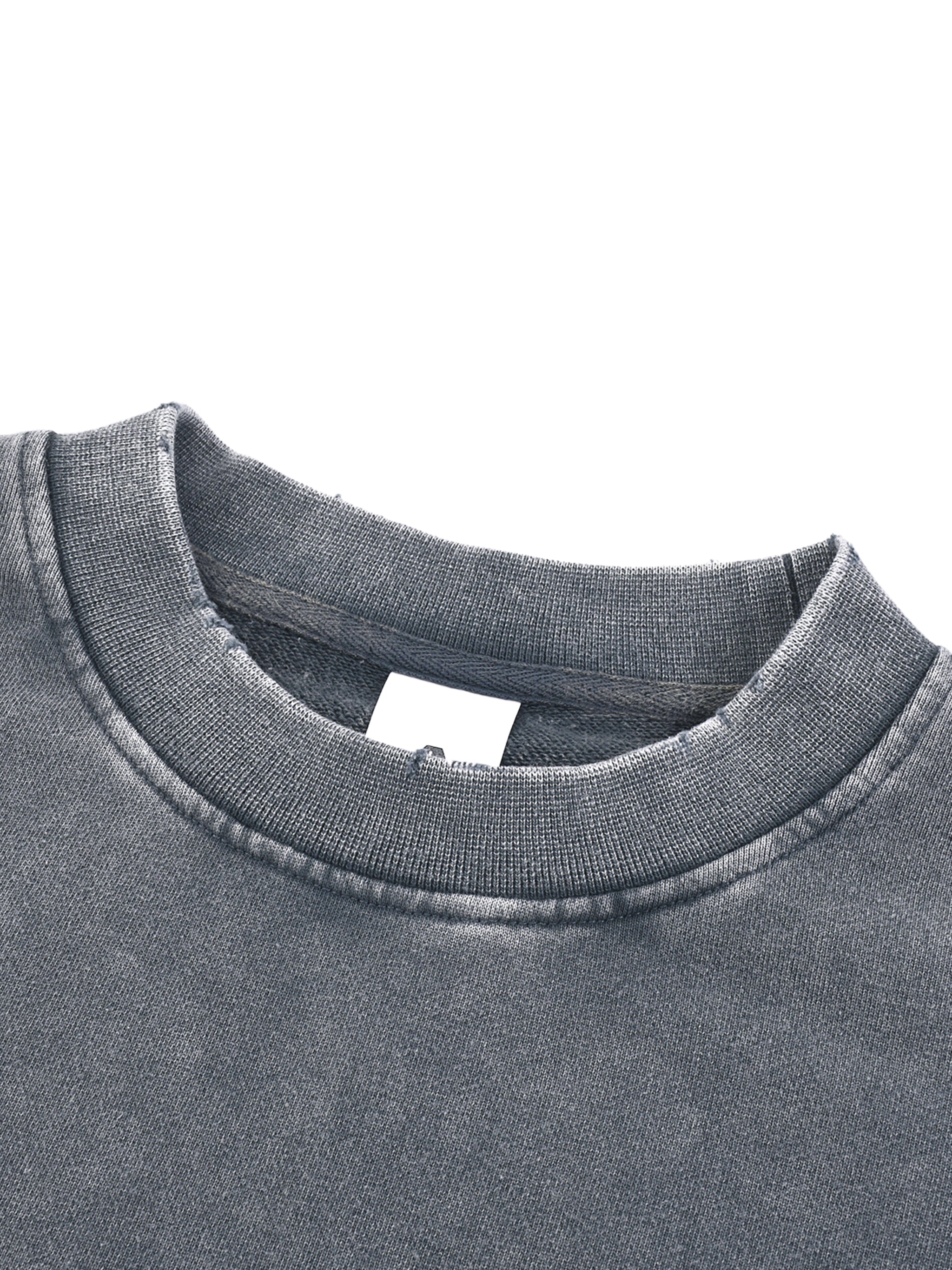 Save Yourself ICØN - Women's Acid Washed Cropped Sweatshirt