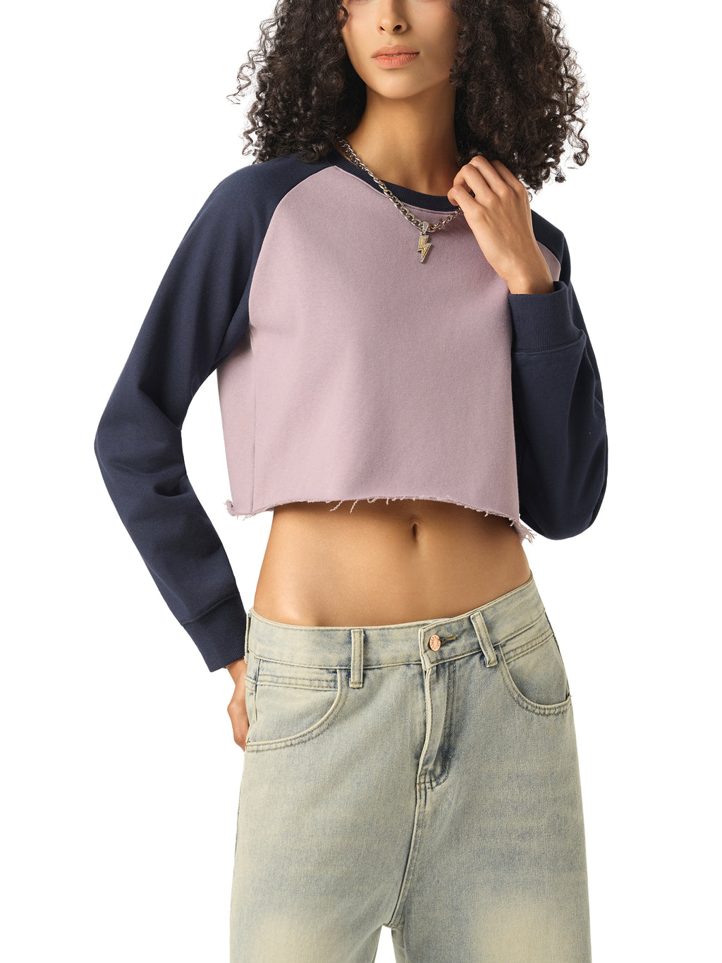 Nothing Matters Forever - Women's Raglan Crop Sweatshirt