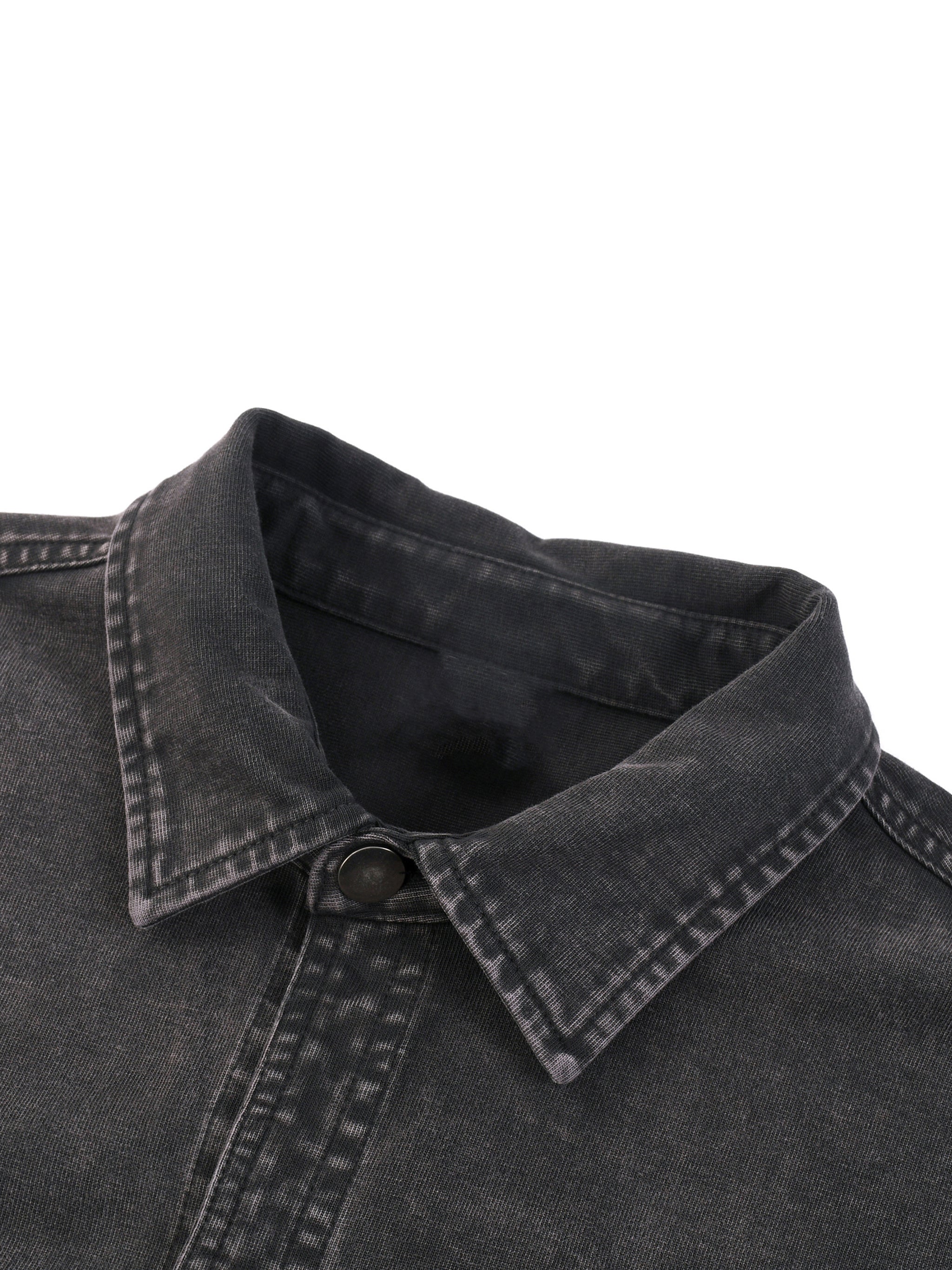 ICØN NØUS - Denim Vintage Washed Button-Up shirt