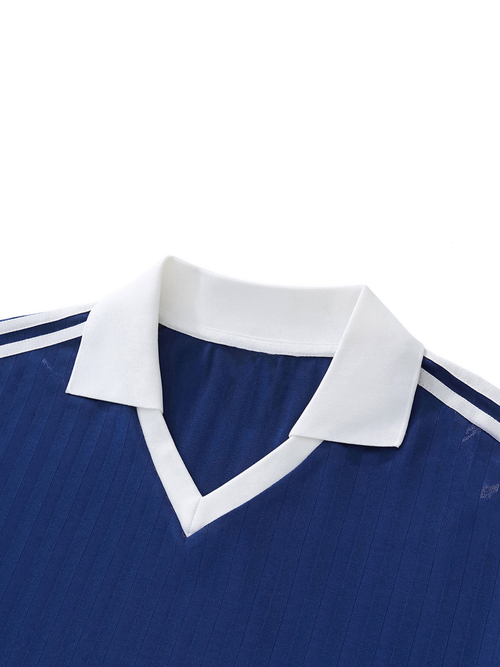 NØUS SØCIETY FC -  Collar Striped Soccer Jersey #7