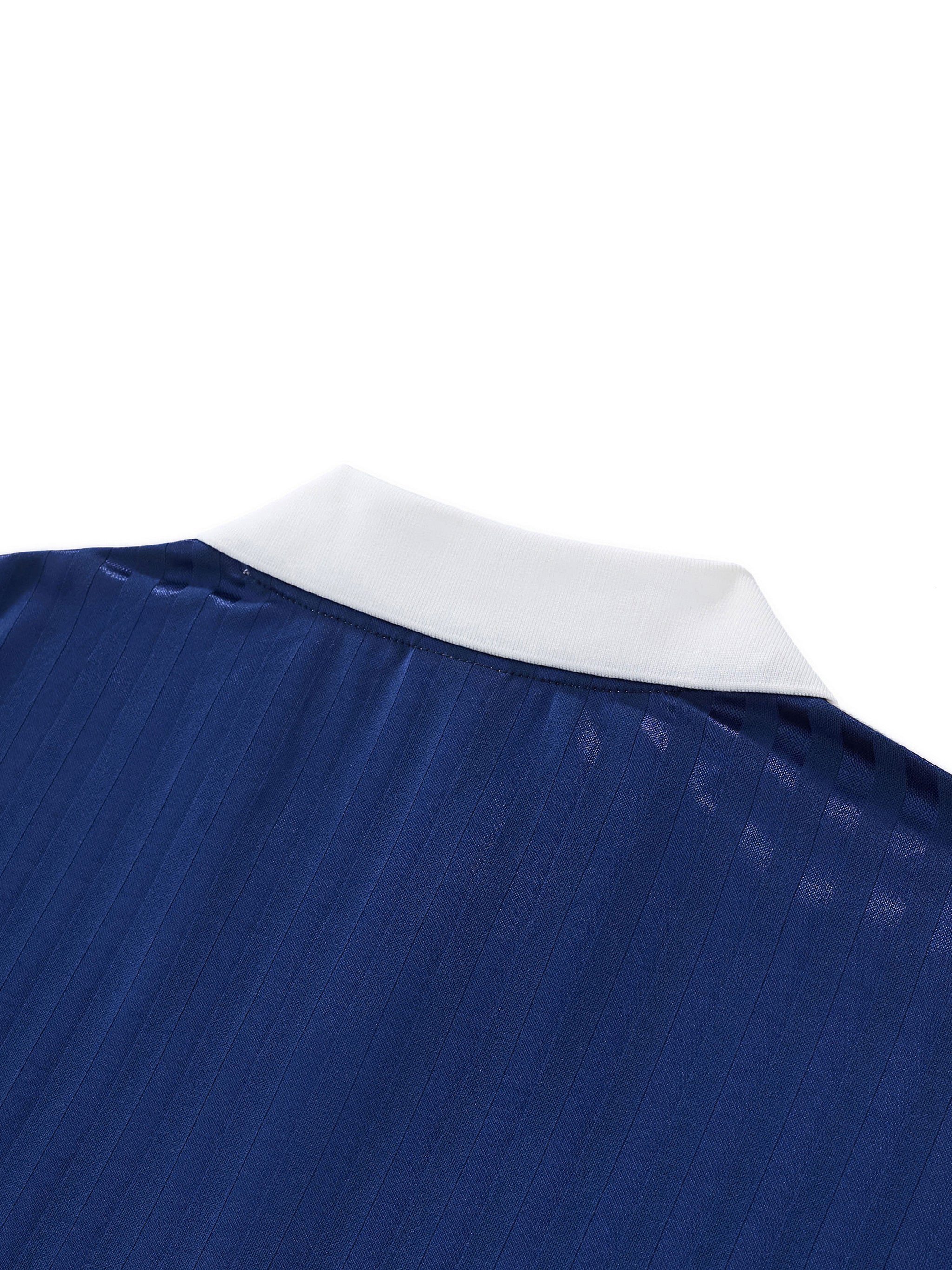 NØUS SØCIETY FC -  Collar Striped Soccer Jersey #7