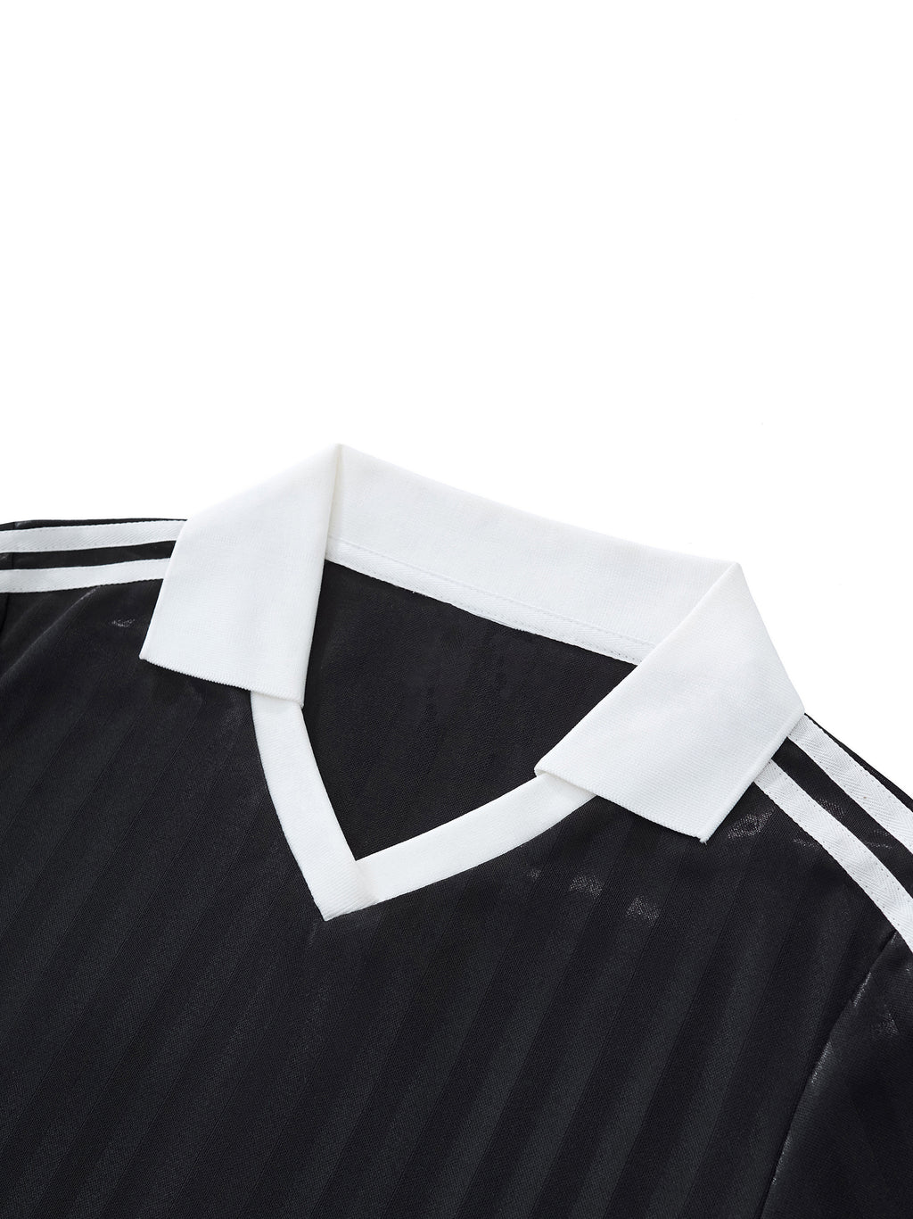 NØUS SØCIETY FC - Women's Collar Striped Cropped Jersey #5